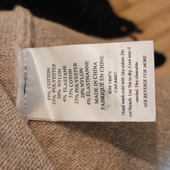 Faherty Jackson Sweater dress Oatmeal Heather small - Picture 10 of 15